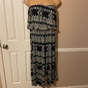 Black/cream jumpsuit